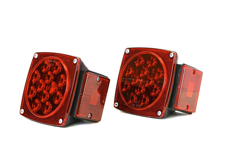 MAXXHAUL 70460 12V LED Trailer Tail Lights (Turn/Stop/Signal-Left/Right-DOT Compliant) - Image 4